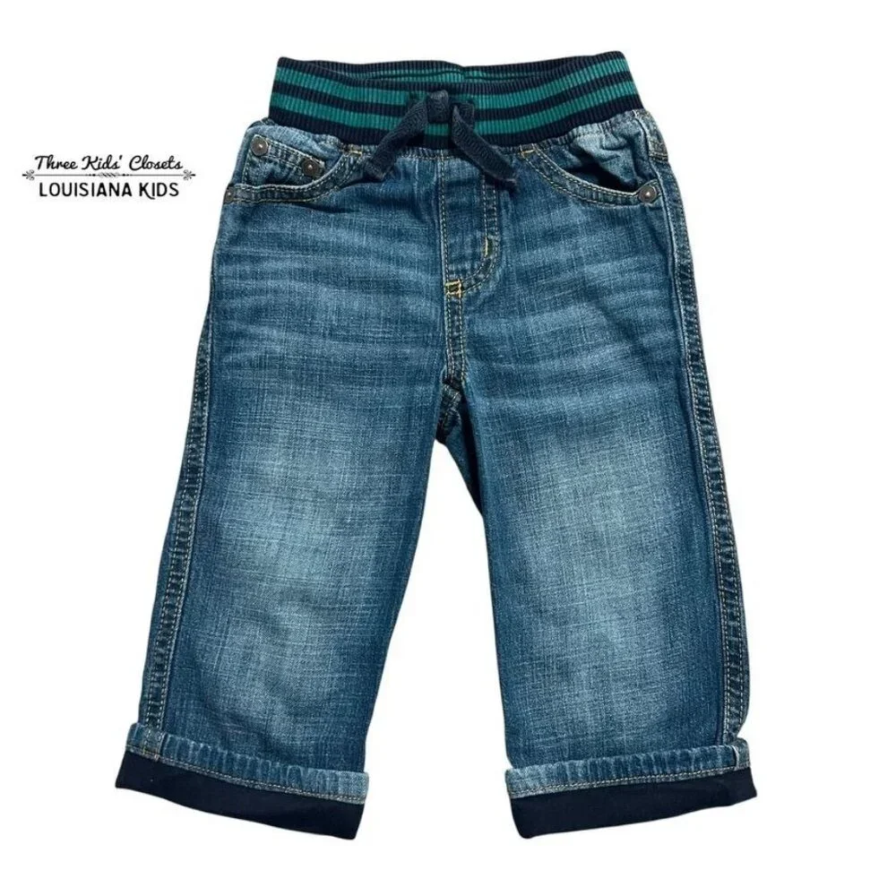 Gymboree 12-18m Pull On Drawstring Jeans